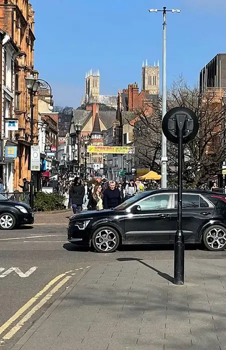 An image of Lincoln as modern day to compare to the 1914 front cover