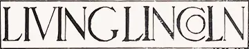 A logo of Living Lincoln from Gilbert